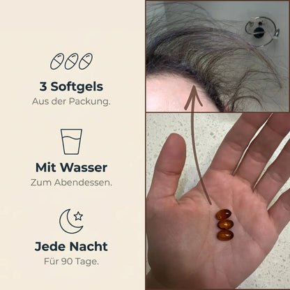 Phyrow® Kürbiskernöl & Sägepalme Kapseln für maximale Haardichte